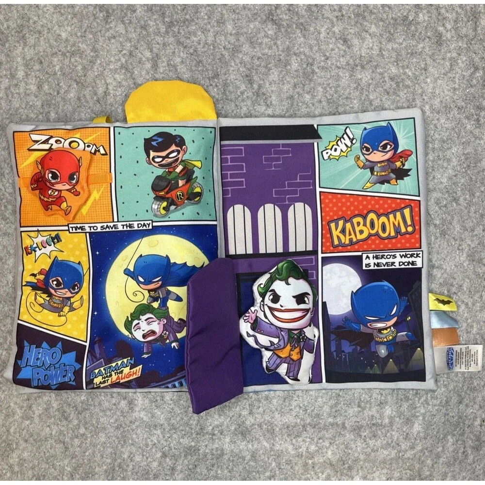 Batman Brave Little Heroes “My First DC Comic” Soft Crinkle Baby Book COMPLETE